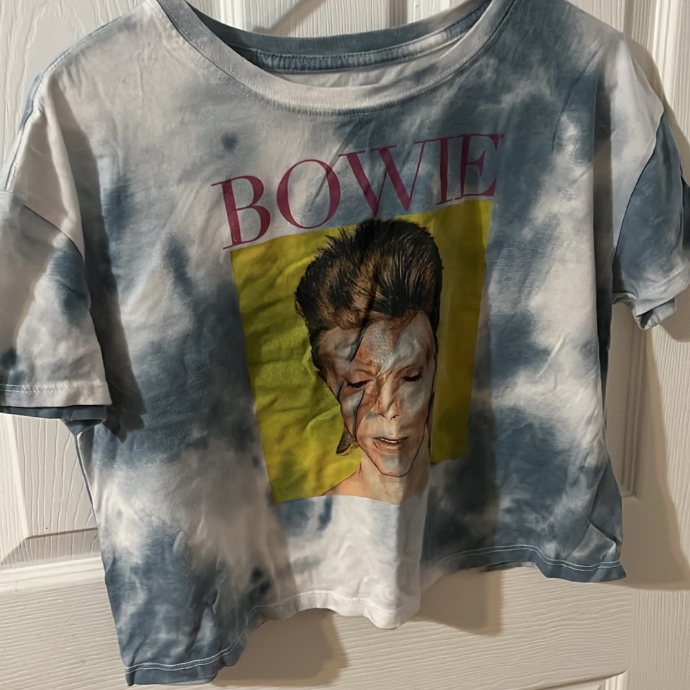 David Bowie Cropped Shirt
